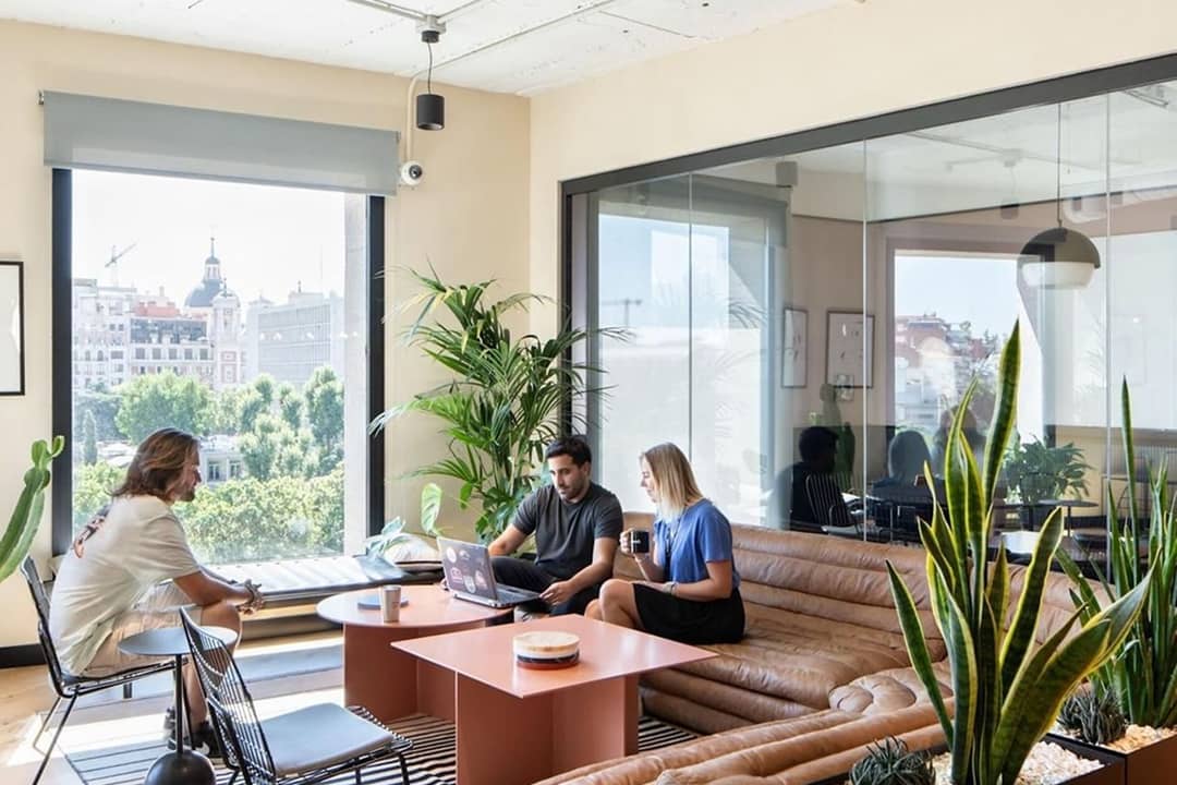 Coworking space at Paseo de la Castellana, Madrid