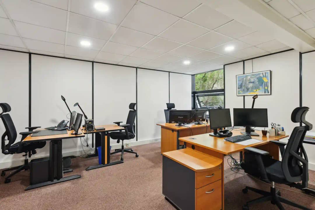 Private office within a coworking space