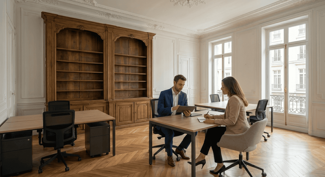 Viewing an office space before signing