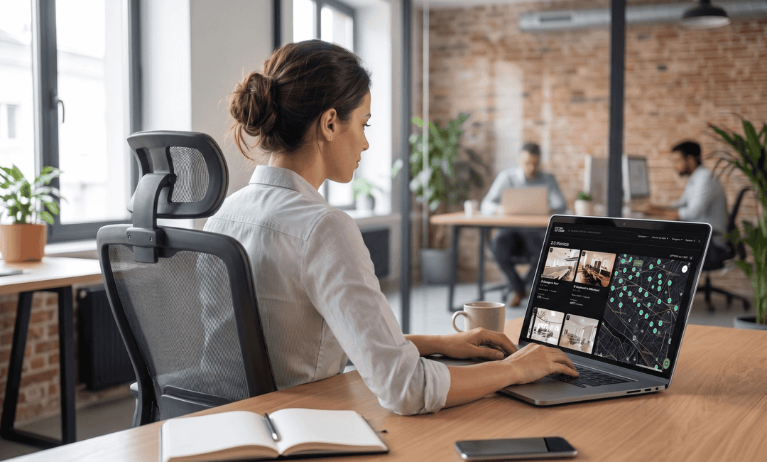 Modern office space illustrating per-desk prices in 2026